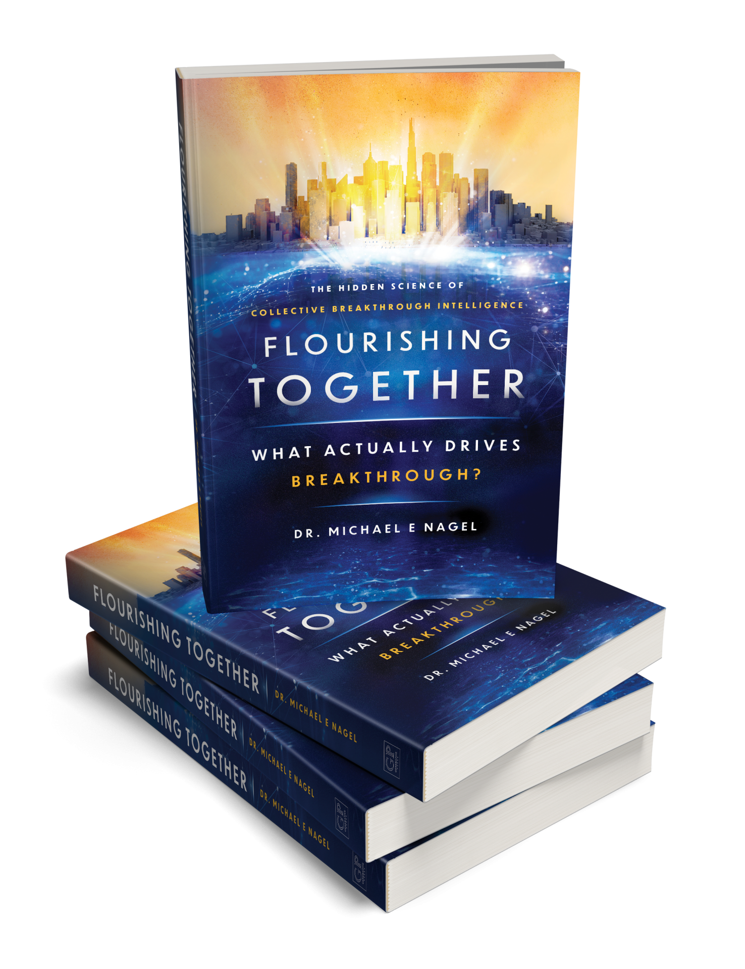Flourishing Together — stack of books